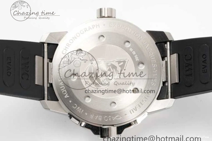 MIROTIME 0805 Aquatimer SS IW3290 RSF 1:1 Best Edition Blue Dial on Black Rubber Strap A Fashionable 7074